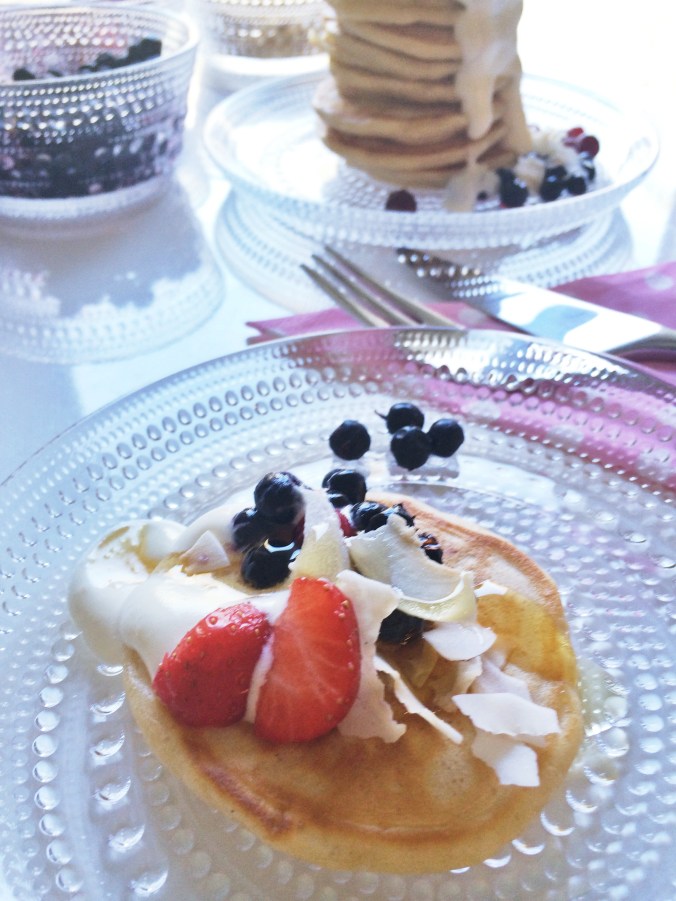 Pancakes lautasella 2